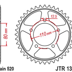 jt-rear-sprocket-zbk-black-zinc-jtr1330-45zbk