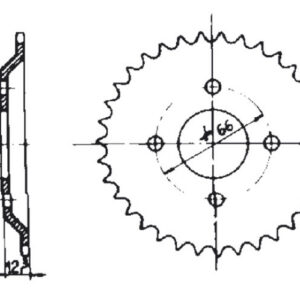 tec-x-rear-sprocket-33-teeth-415-solifer-sm-81-suzuki-ss1