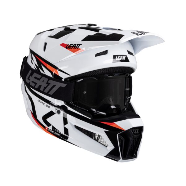 Leatt kiiveri komplekt Moto 3.5 V25 White, XL 61-62cm