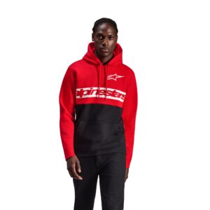 Alpinestars kapuutsiga pusa Parallel Black/Red, 2XL