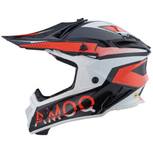 AMOQ Friction MIPS kiiver Must/punane, L