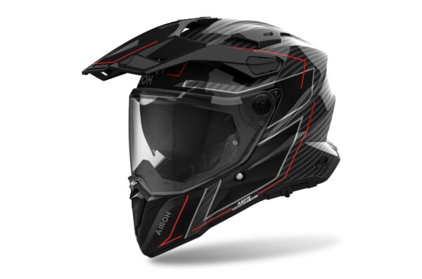Airoh kiiver Commander 2 Carbon Stylish Gloss, S