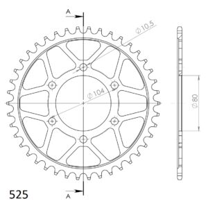 Supersprox tagumine hammasratas 1489.42
