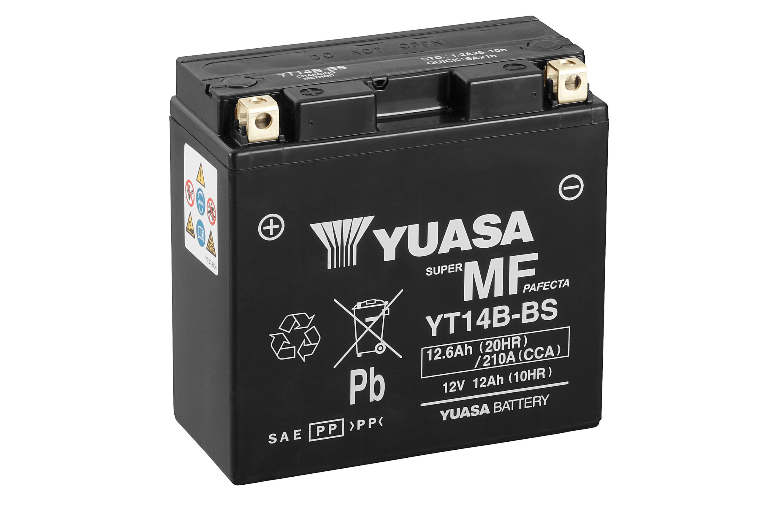 Yuasa aku YT14B-BS (YT14B-4) (cp) koos happepakiga (4)
