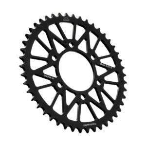 JT tagumine alumiiniumist hammasratas 7075 T6 must JTA478.46BLK