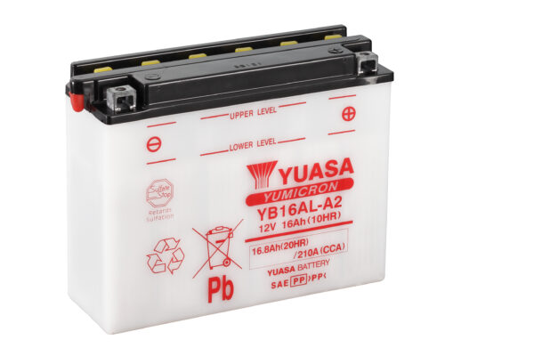 Yuasa aku YB16AL-A2 (cp) koos acidpack (4)