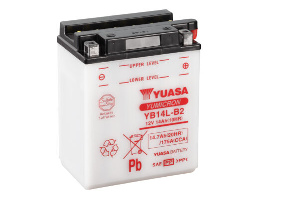Yuasa aku YB14L-B2 (cp) koos happepakiga (4)