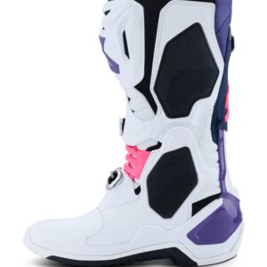 Alpinestars Boot Tech 10 valge/violetne/fluoro roosa, 43