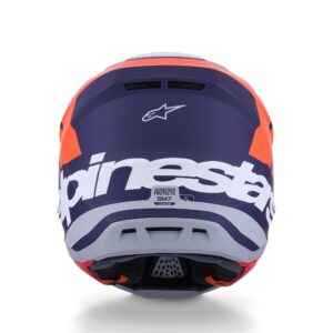 Alpinestars kiiver S-M7 Core oranž/sinine, L