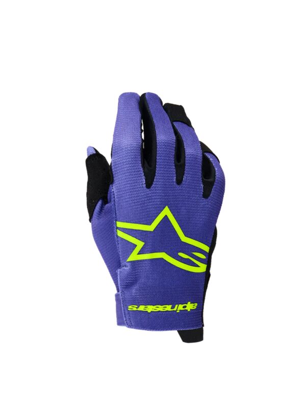 Alpinestars kindad noortele Radar lilla/fluorestseeriv kollane, S