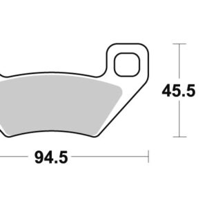 Sbs piduriklotsid Sintered ATV
