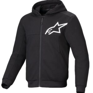 Alpinestars Chrome v2 kapuutsiga pusa must/valge, L