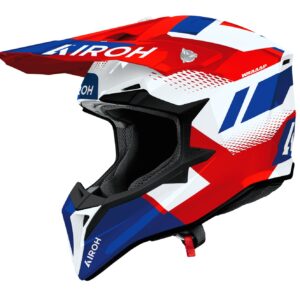 Airoh kiiver Wraaap Vision Red/Blue läikiv, 2XL
