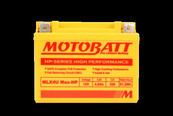 Motobatt liitiumaku MLX4U Max-HP