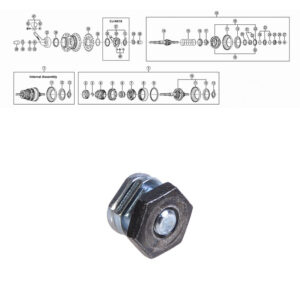SHIMANO NEXUS 7-V (SG-7C25/26/30). trossi lukustusruuv