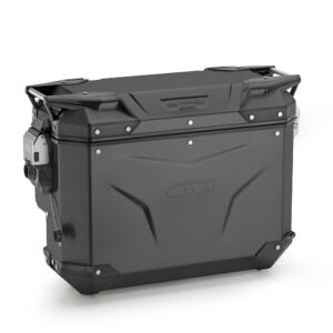Givi Trekker Outback EVO Cam-Side must alumiiniumist külgkohver paremale 33 l müüakse ilma lukuta