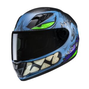 HJC kiiver Y10 Frank Junior sinine/must MC2SF, L
