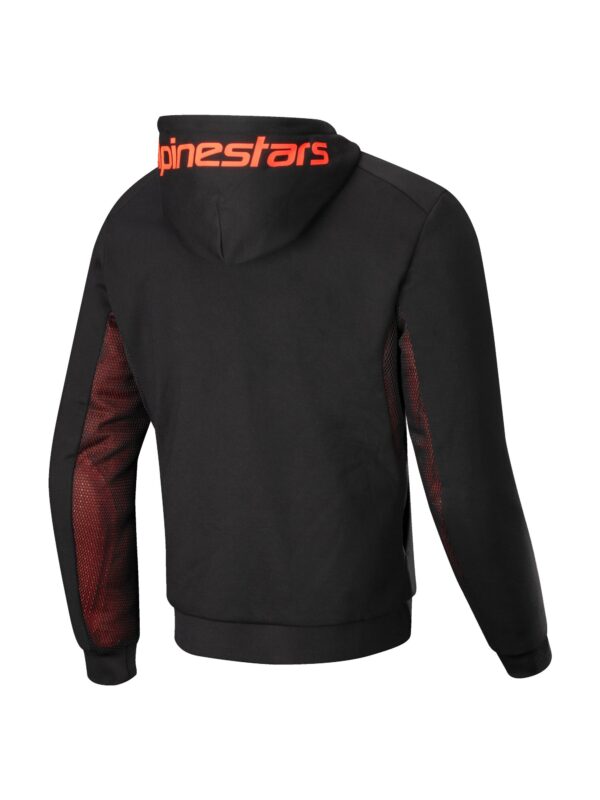 Alpinestars Chrome Air kapuutsiga pusa must/punane fluo, S