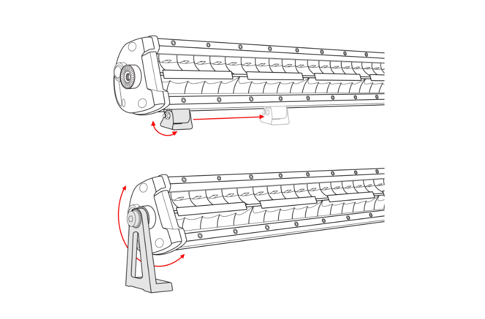 Kinwons LED-valgusti koos parkimistulega 10-32V 60W R-kinnitusega - Image 2