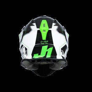 Just1 kiiver J-18 F Hexa Green Fluo/White/Titanium, L