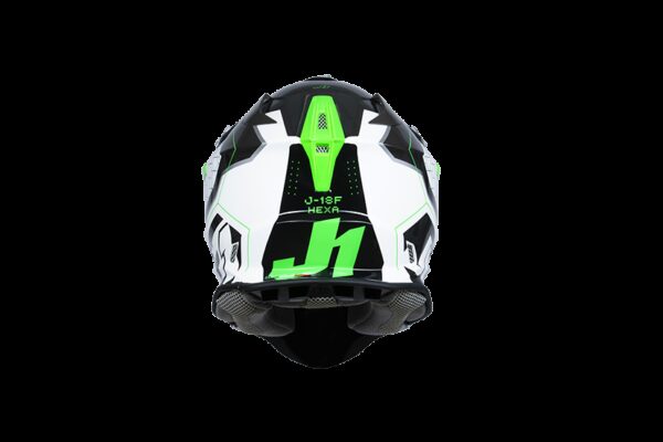 Just1 kiiver J-18 F Hexa Green Fluo/White/Titanium, XL