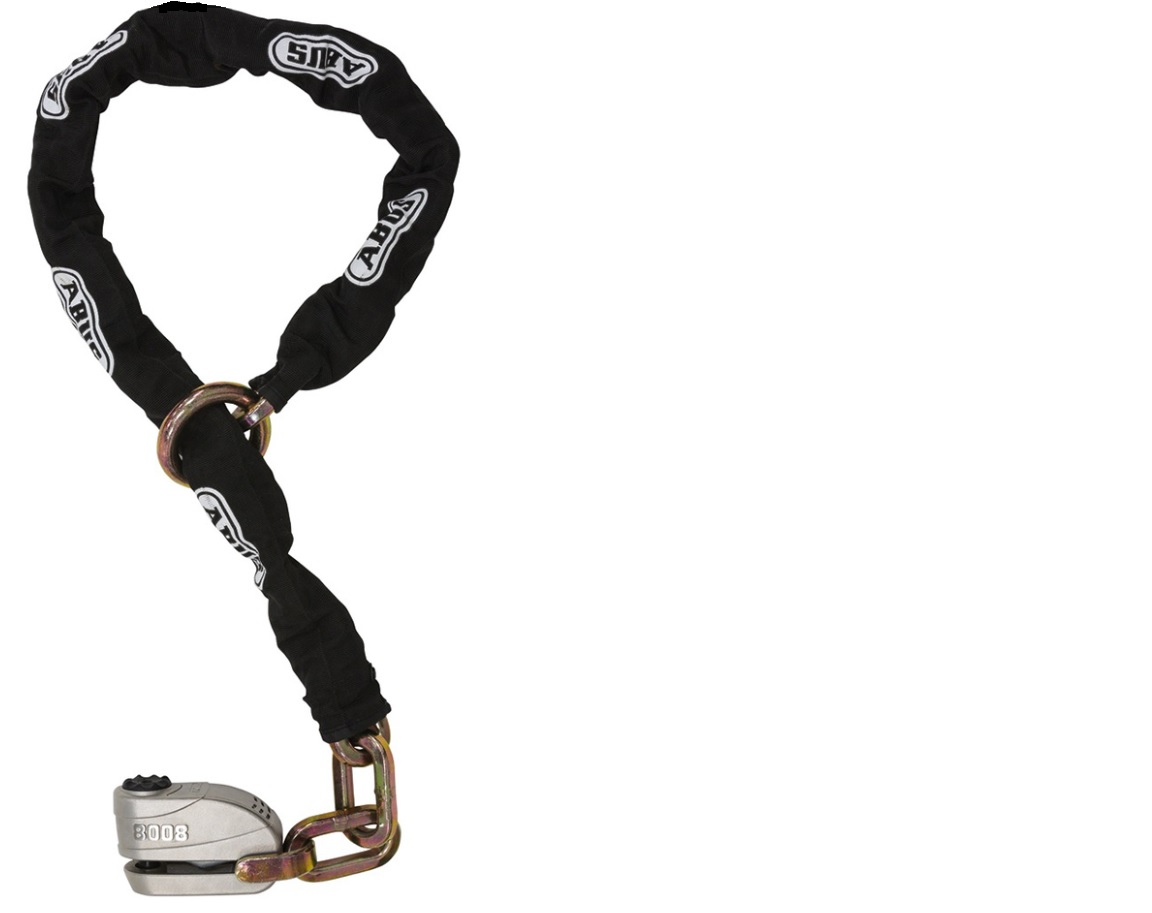 ABUS Lock-Chain Granit Detecto X-Plus 8008/12KS120 black loop
