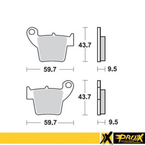 ProX tagapiduriklots tagaratas CR125/250 '02-07 + CRF150/250/450R '02-1