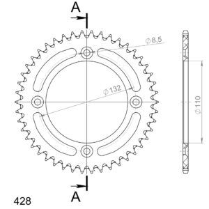 supersprox-rear-sprocket-alu-ral-89846-black