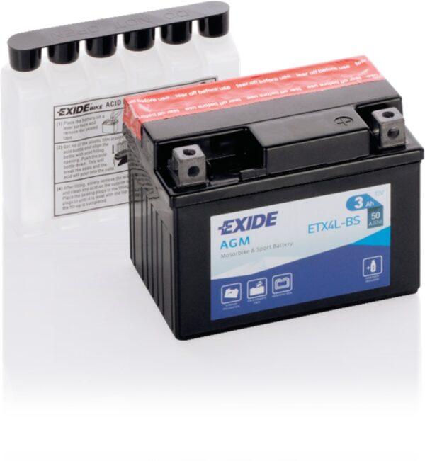 Exide aku ETX4L-BS