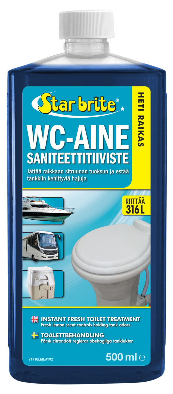 Star brite kiirvärske tualetihooldus sidruni lõhnaga 500ml