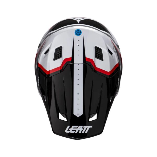 Leatt kiiveri komplekt Moto 7.5 White/Red V26, XL 61-62cm
