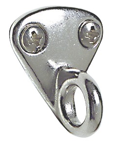 S.S plaat 27x30 mm