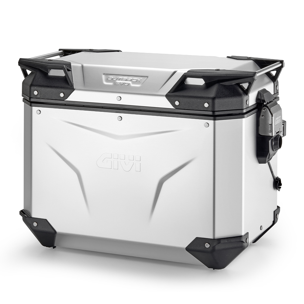 Givi Trekker Outback EVO anodiseeritud alumiiniumist külgkott vasak 48 l müüakse ilma lukuta