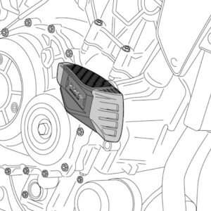 Puig raami libisemiskaitsed Pro 2.0 Yamaha Mt-07/Mt-07 Tracer