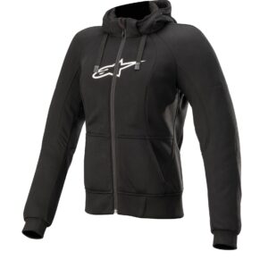 Alpinestars naiste kapuutsiga pusa Chrome Must, S