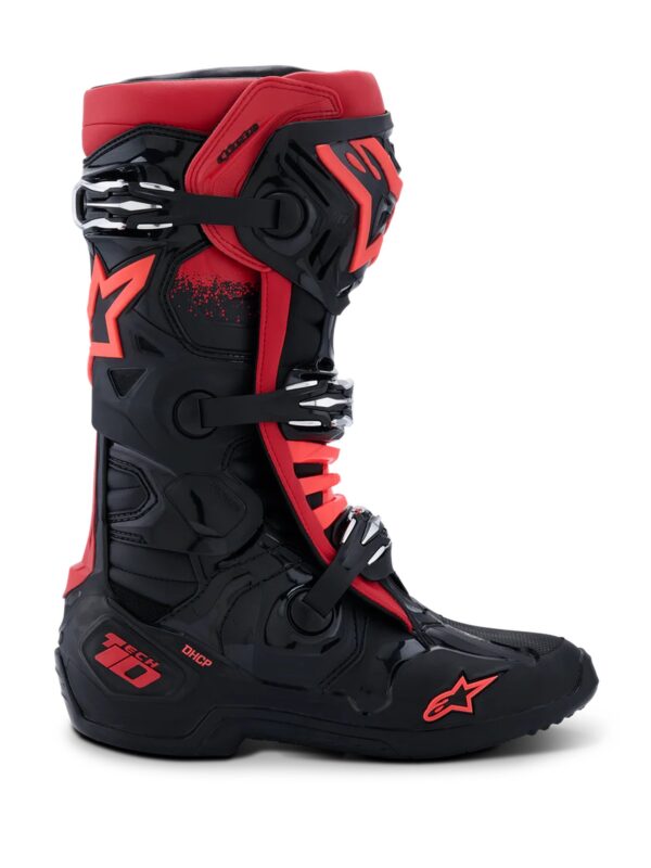 Alpinestars Boot Tech 10 must/punane, 43