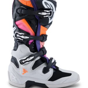 Alpinestars Boot Tech 7 must/oranž/fluo magenta, 45.5 (11)
