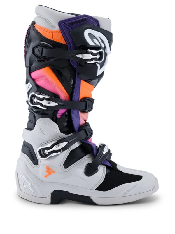 Alpinestars Boot Tech 7 must/oranž/fluo magenta, 45.5 (11)