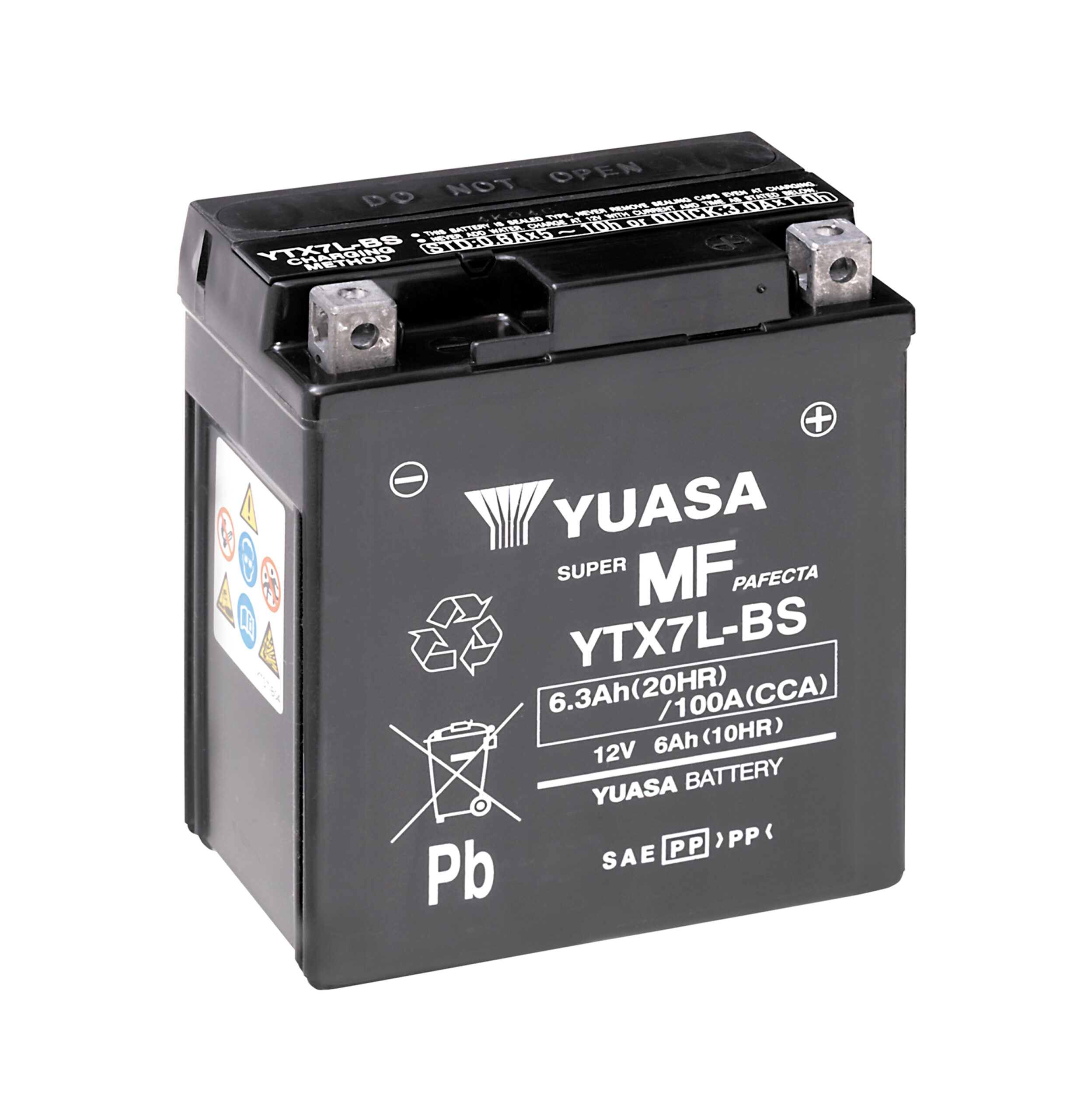 Yuasa aku YTX7L(WC) täidetud happega (5)