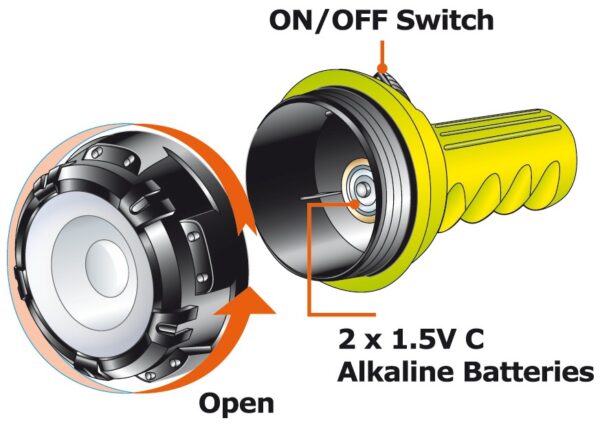 Osculati Sub-Extreme LED taskulamp