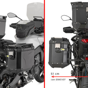 Givi pagasihoidiku toru. Yamaha Tracer 9GT GT+ '25