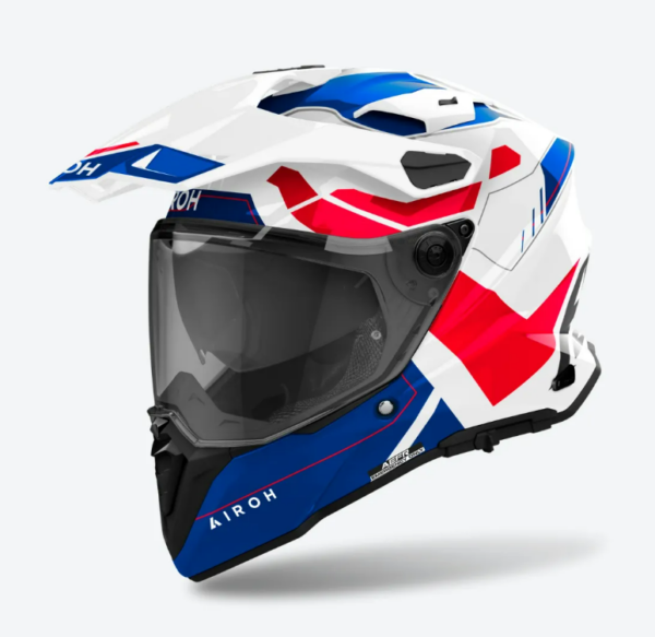 Airoh kiiver Commander 2 Reveal Blue/Red Gloss, XL