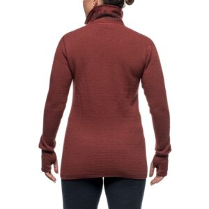 Woolpower täistõmblukuga 400 Merino vahekihtide jope roostepunane, XL