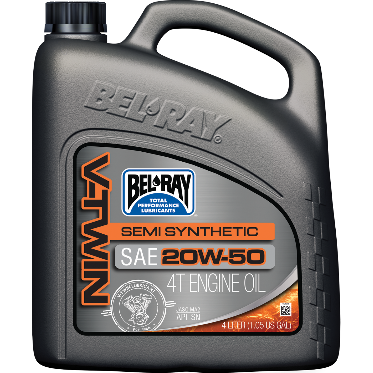 Bel-Ray V-Twin pool-sünteetiline õli 20W-50 4L