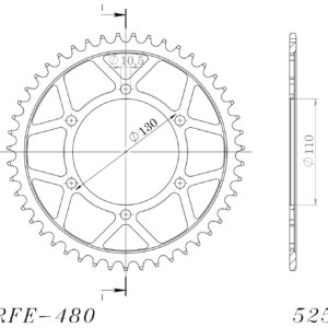 Supersprox tagumine hammasratas 480/1876.46