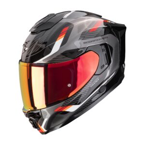 SCORPION kiiver EXO-1500 AIR SLEEK must-punane, L