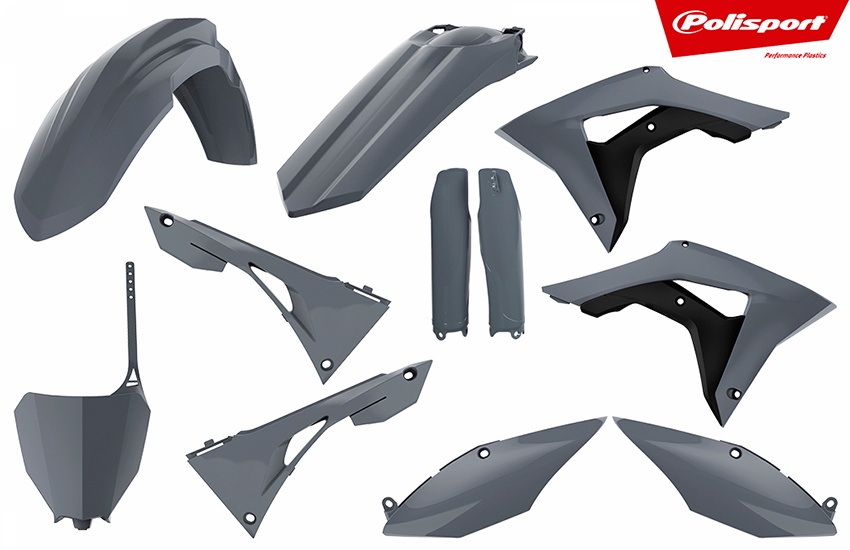Polisporti täielik komplekt CRF250R 18-19/CRF450R 17-19 Nardo Grey (0)