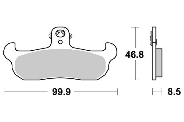 Sbs piduriklotsid Racing Sintered