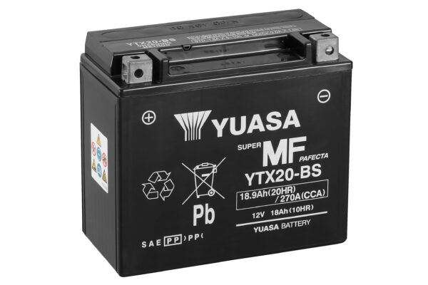Yuasa aku YTX20-BS (cp) koos happepakiga (3)