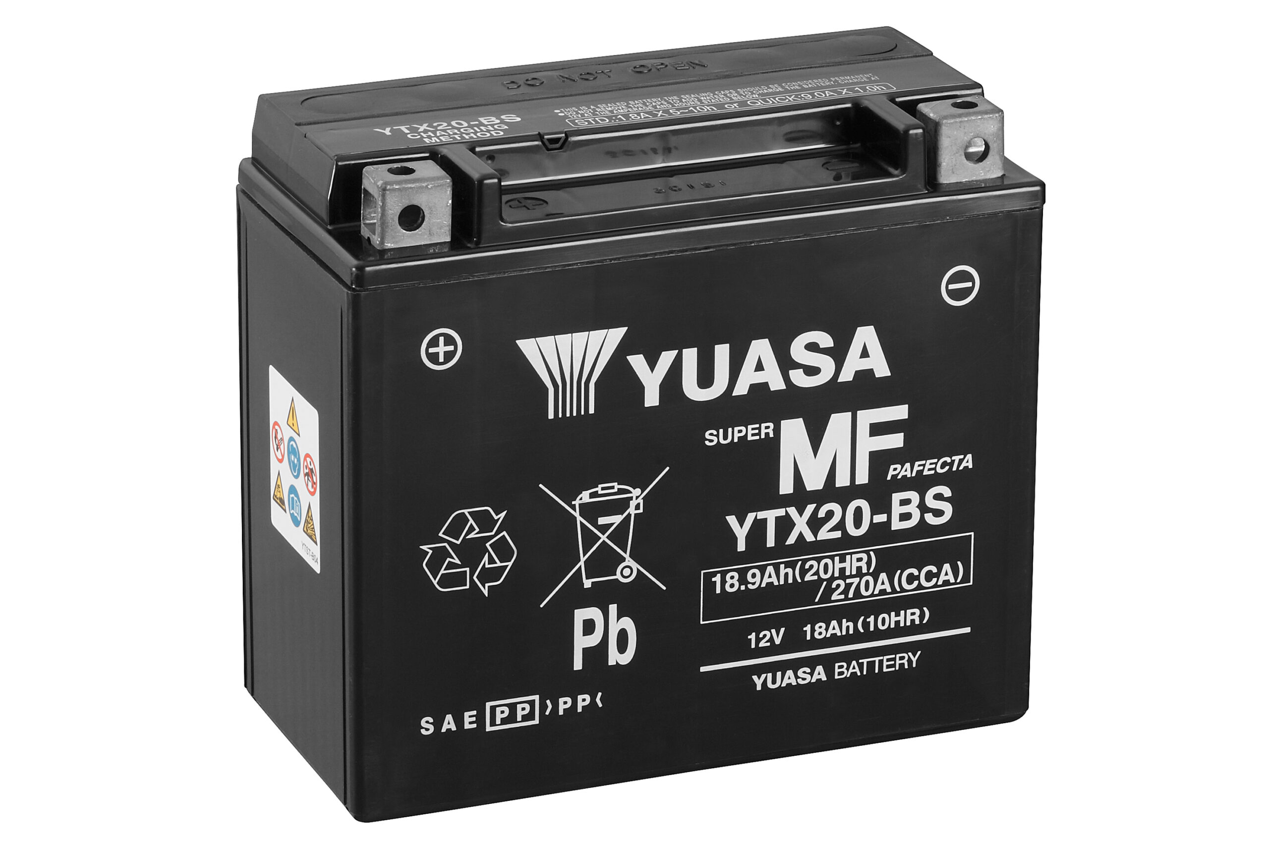Yuasa aku YTX20-BS (cp) koos happepakiga (3)